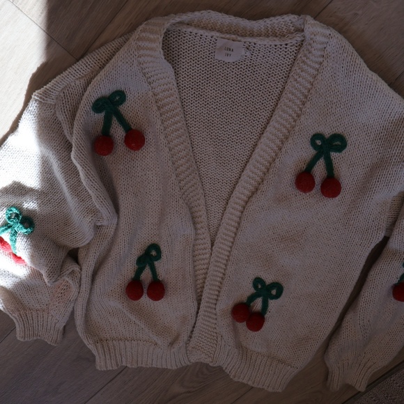 Cherry Knit Sweater - Picture 4 of 6